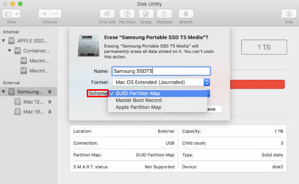 Formatting New Ssd For Macos